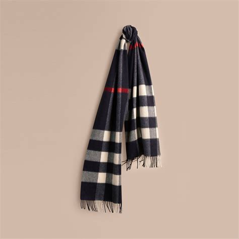 burberry giant exploded check cashmere scarf|burberry reversible check cashmere scarf.